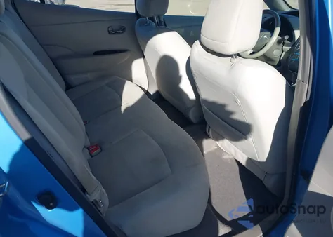 2012 Nissan Leaf Sl z USA, uszkodzony, nr VIN JN1AZ0CP0CT017891